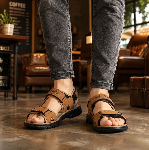 کفش صندل مردانه تابستانی مدل Sina Shoes ( در 2 رنگبندی )